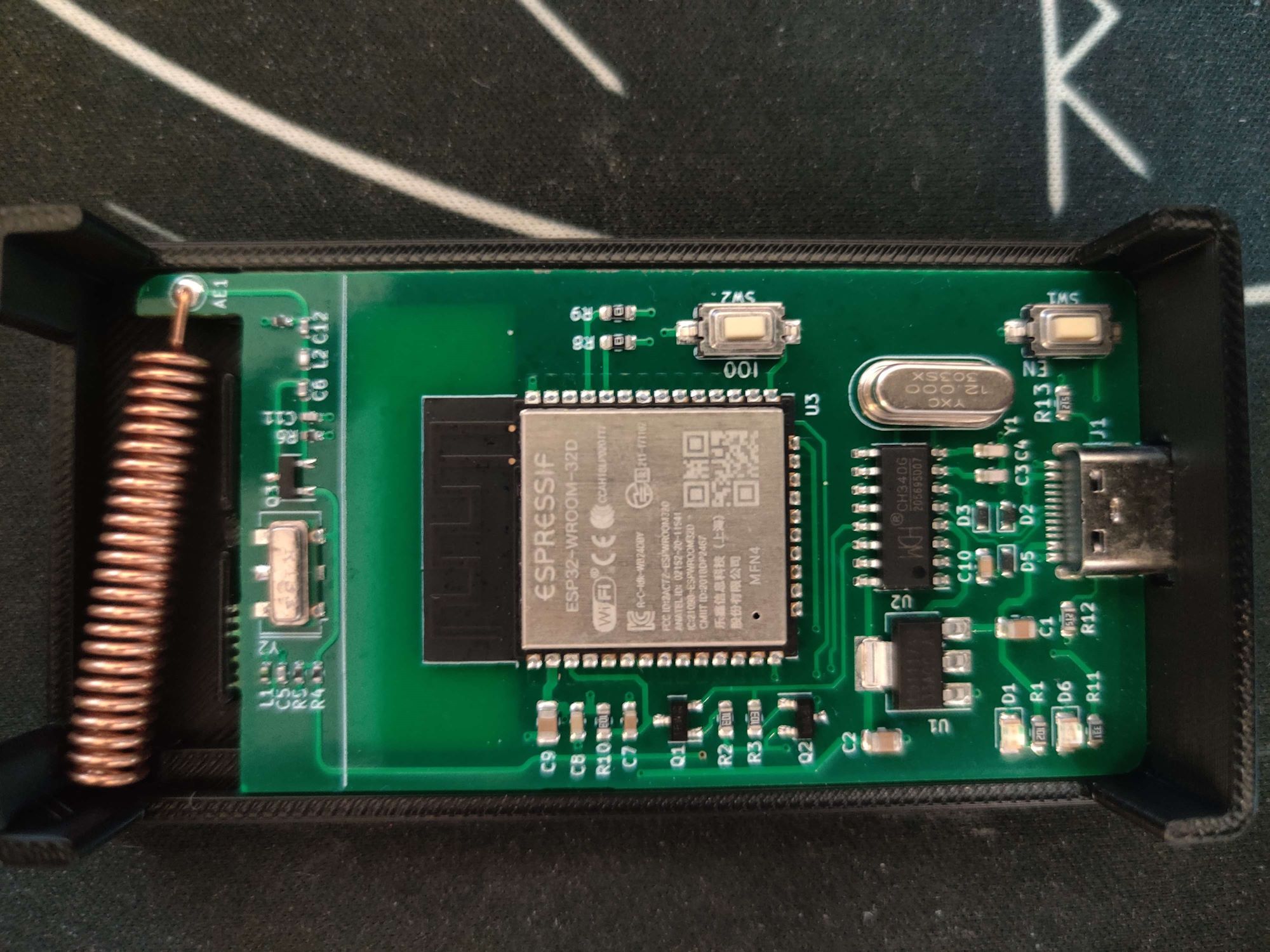 PiShock Custom PCB v1 - PCB Front
