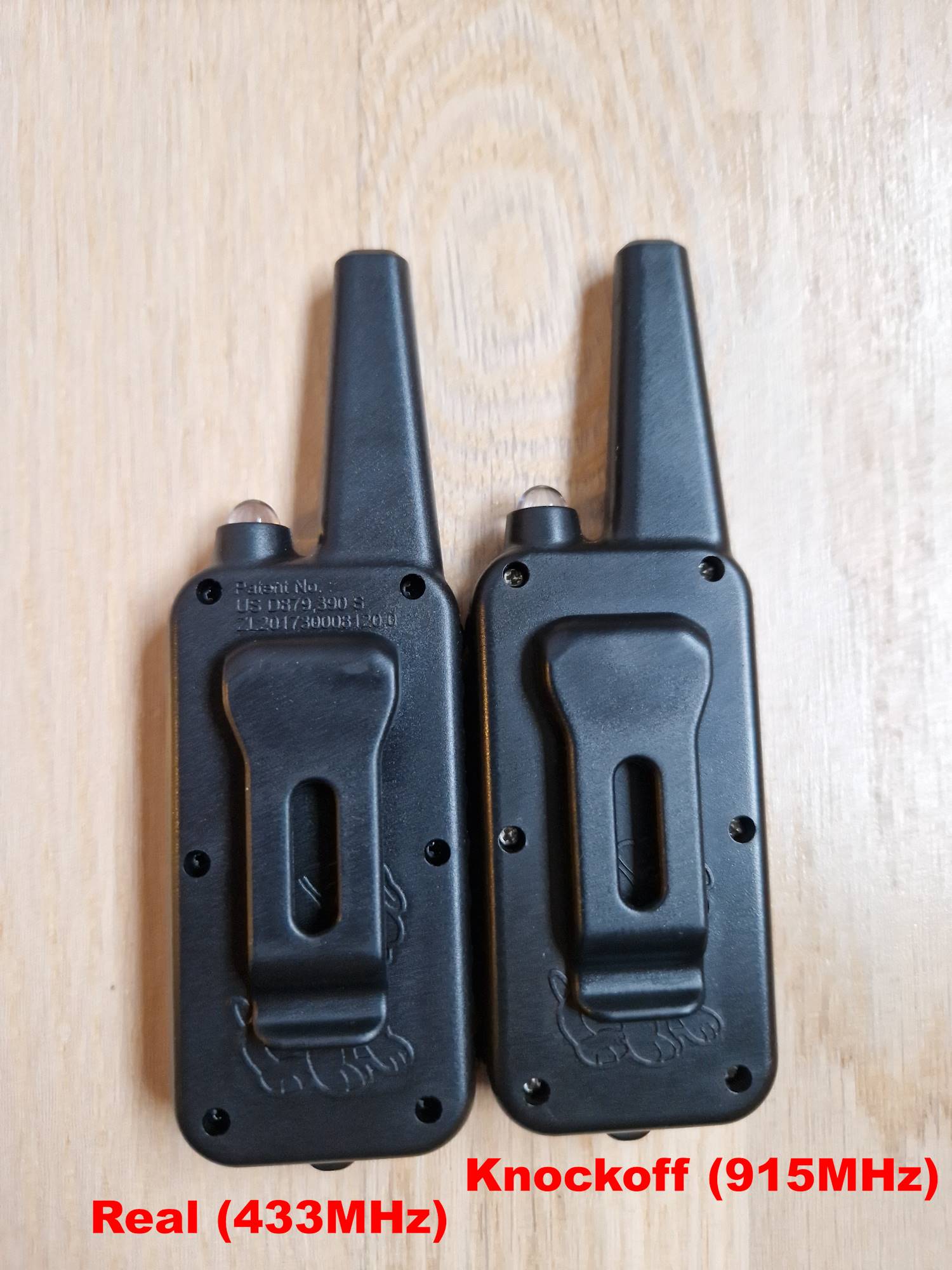 Real and Knockoff - Back